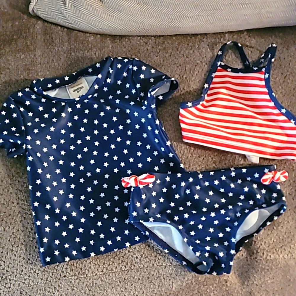 Infant swimsuit 4th of July